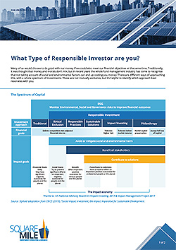 What investor type are you